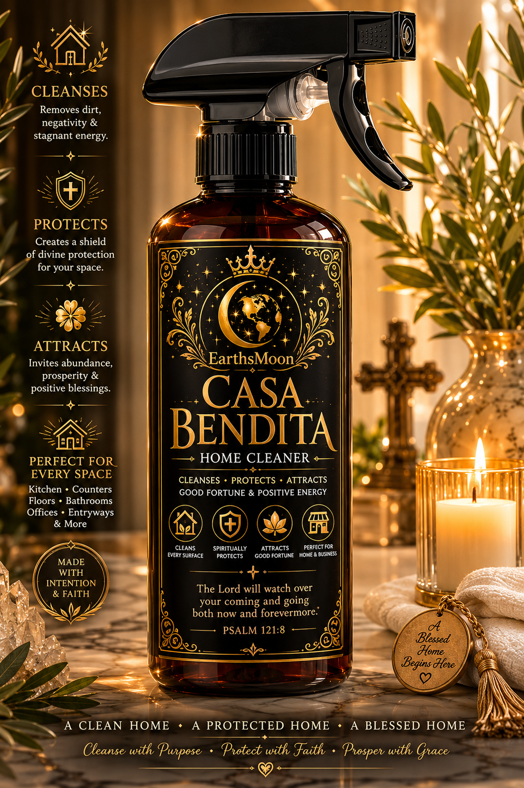 EarthsMoon Casa Bendita Home Cleaner