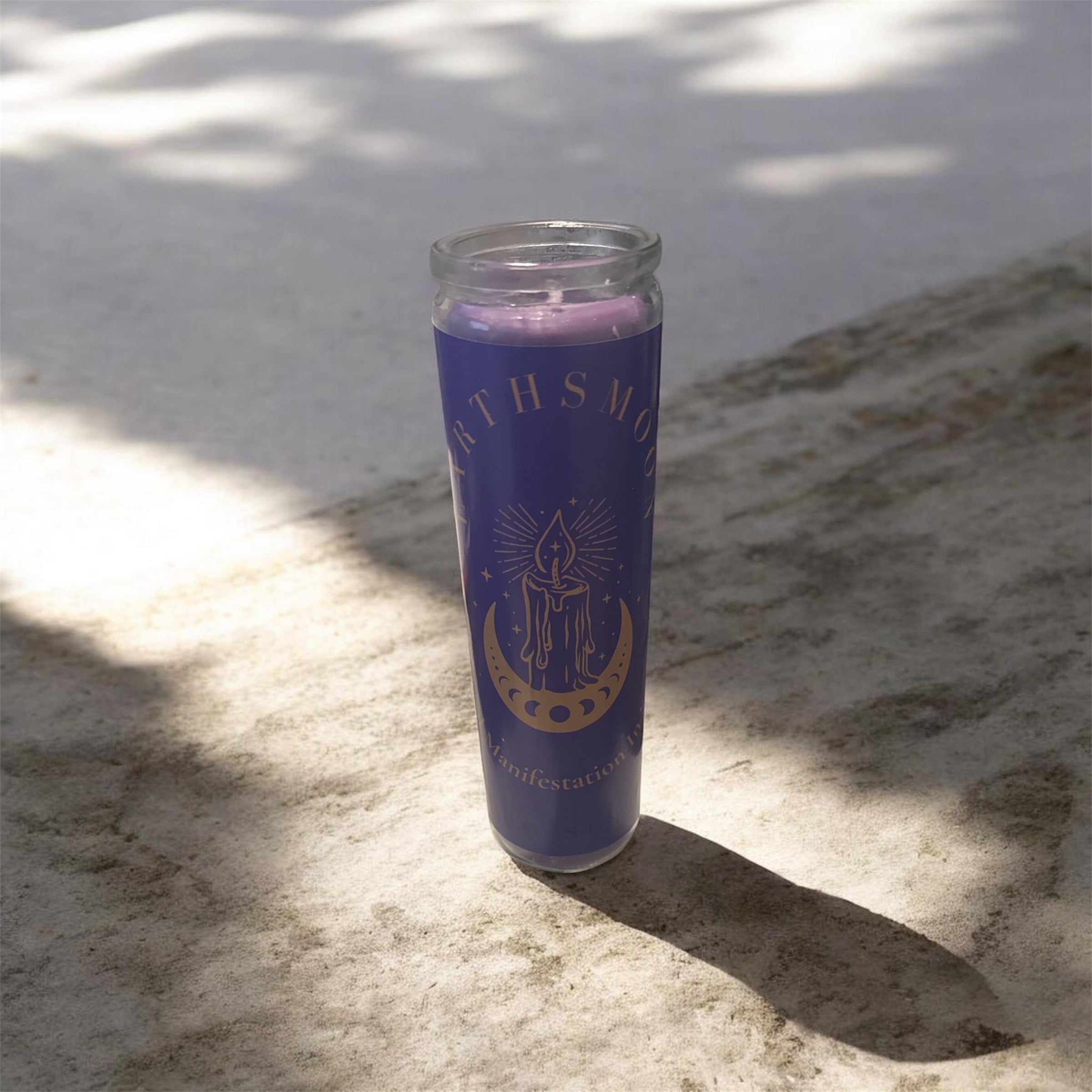 EarthsMoon VEDO SENTO “I See, I Feel” Prayer Candle
